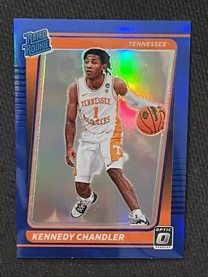 KENNEDY CHANDLER 2022 Donruss Optic Draft Picks BLUE Holo Rated Rookie PRIZM /99 - Image 1 of 4