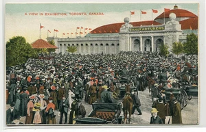 Ausstellung Menge Hersteller Gebäude Toronto Kanada 1910er Postkarte - Bild 1 von 1