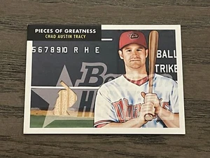 2007 Bowman Heritage Pieces of Greatness Chad Tracy #PG-CT Arizona Diamondbacks - Picture 1 of 2