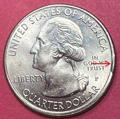 2018-P Rim Cud Error CU-25c-2018P-01(VO) MN Voyageurs ATB Quarter (1124) - Image 1 of 4