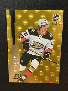 21-22 UD Extended Series Hockey Rookie Gold Parallel HoloGRFx HG-6 Trevor Zegras - Bild 1 von 2