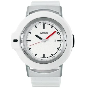 SEIKO WIRED AGAB402 White Bluetooth Smart Men's Watch New in Box - Picture 1 of 1