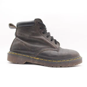 Dr Martens 939 Men's UK 6 Ben 6 Eye Black Leather Combat Boots Made in England - Picture 1 of 11