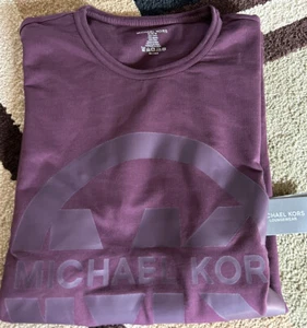 Sudadera Michael Kors Loungewear Borgoña Mangas Largas Para Hombre Talla M Nueva con Etiquetas 59,50 - Imagen 1 de 8