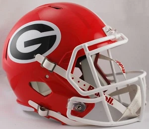 GEORGIA BULLDOGS UGA NCAA Riddell SPEED Full Size Replica Football Helmet - Picture 1 of 1