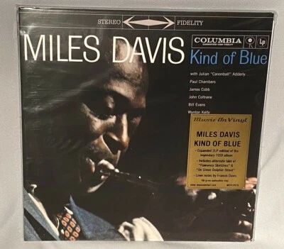LP MILES DAVIS Kind Of Blue (2LPs 180g Vinyl, MOVLP019, 2010) NEW MINT SEALED - Image 1 of 2