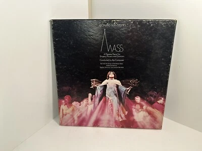 Leonard Bernstein Mass Columbia Masterworks M2 31008 Vinyl 2x LP Box Set - Image 1 of 3