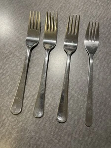 IKEA Stainless Steel 4 Dinner 6” Forks 22422 READ - Picture 1 of 4