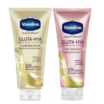 Vaseline Healthy Bright Gluta-Hya Serum Flawless Glow + Dewy Radiance 300ml