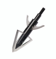 Broadhead 4 Blade Hunting Hybrid Mechanical for Compound Bows and Crossbows  6PK