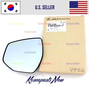 Mirror GLASS Holder Left DRIVER Side HEATED ⭐GENUINE⭐ fit Kia Sportage 2023-2024 - Picture 1 of 2