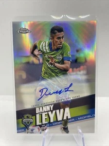 Autógrafo Danny Leyva Auto Seattle Sounders 2022 Topps cromado MLS #47 - Imagen 1 de 1