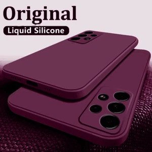 For Samsung S25 S20 S21 FE S22 S23 S24 Ultra A55 Liquid Silicone Soft Case Cover - Picture 1 of 18