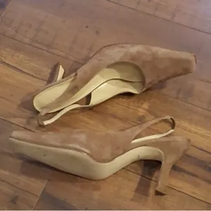 Karen Scott taupe Wildleder ""Mason"" Slingbacks - Bild 1 von 7
