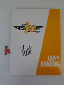 2016 Indianapolis 500 100th Running James Hinchcliffe Signed Program - Picture 1 of 12
