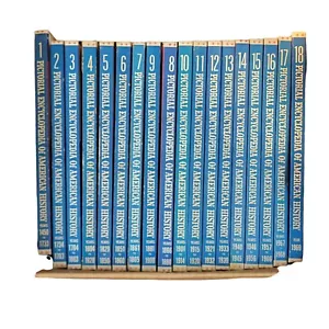 Pictorial Encyclopedia of American History 18 Books 1450-1969 Homeschool Vtg - Foto 1 di 12
