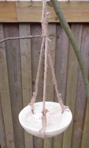 Dekoschale Holzschale z. Hängen Küchenhänger rund 23 cm Landhausstil - Bild 1 von 1