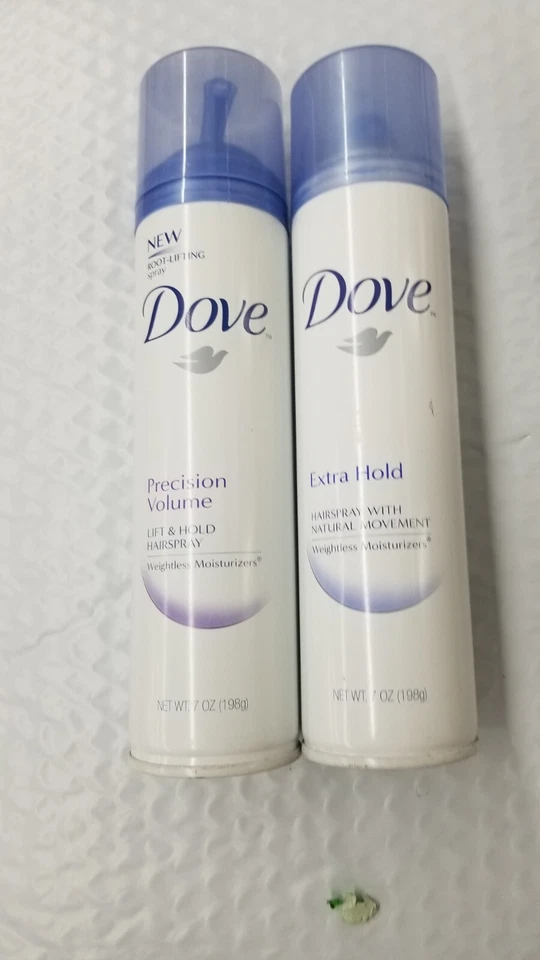 PACK OF 2 Dove Extra Hold /Precision Volume Hairspray 7 oz EA NEW - Image 1 of 1