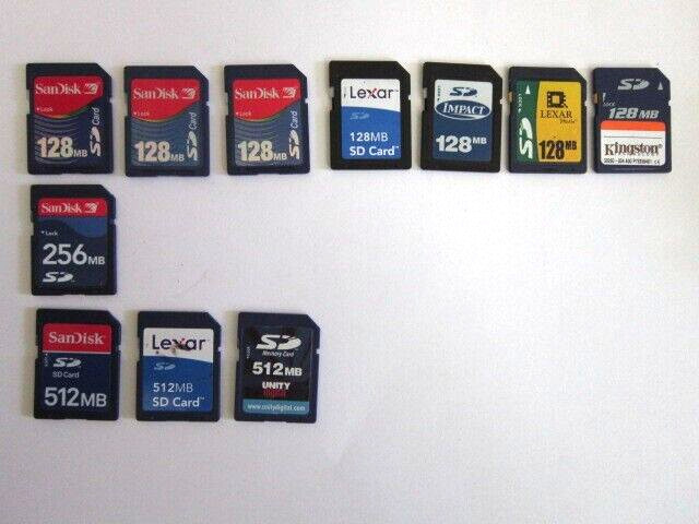 Las mejores ofertas en Tarjeta de memoria para cámara Lexar 512MB 