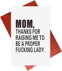 Funny Mother’s Day Greeting Card Gift Idea Cards for Mom, New - Picture 1 of 4