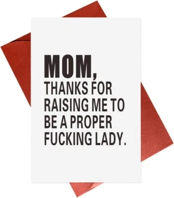 Funny Mother’s Day Greeting Card Gift Idea Cards for Mom, New - Image 1 of 4