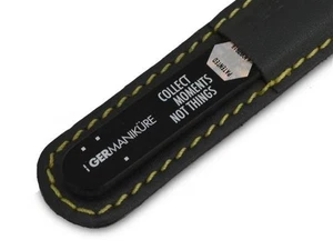 'COLECCIONA MOMENTOS NO COSAS' - Lima de uñas de cristal checo genuino en gamuza - Imagen 1 de 4