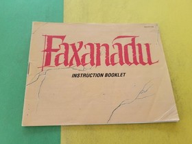 Faxanadu Nintendo NES Instruction Booklet Manual Only