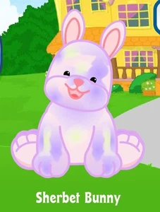 Webkinz Classic Sherbet Bunny Adoption Code Only MESSAGED RETIRED!! - Picture 1 of 1