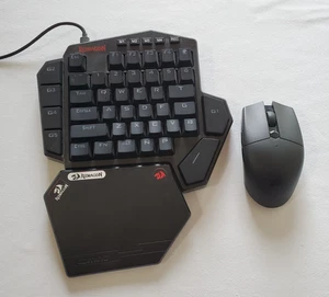 DITI Red Dragon Mechanical Gaming Keyboard One - Handed Corsair Mouse - Picture 1 of 3