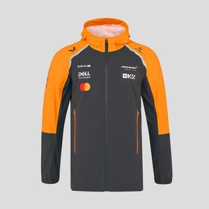 McLaren Racing F1 Official Team 2025 Waterproof Rain Jacket Unisex - Anthracite - Picture 1 of 7