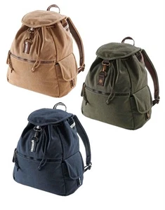 Mochila de lona Quadra vintage - Imagen 1 de 5