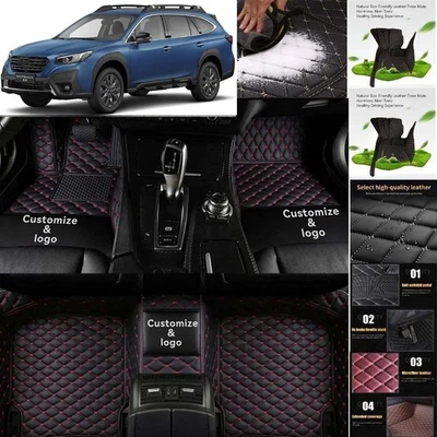 For Subaru Outback Car Floor Mats Handmade Liners Anti-Slip Carpets - Image 1 of 4
