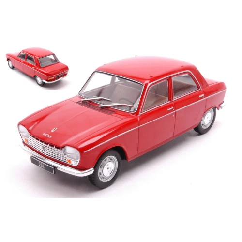 Peugeot 204 1968 Rouge 1 24 Model WB124181 Whitebox
