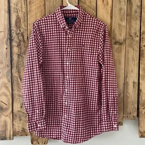 Vineyard Vines Gingham Check Button Down Long sleeve Size Extra Large (18) - Picture 1 of 8
