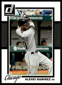 2014 Donruss #277 Alexei Ramirez Press Proofs Gold #/99 - Picture 1 of 2