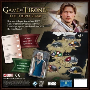Game of Thrones Trivia Board Game for 2-4 - Strategy & Party Fun - Picture 1 of 11