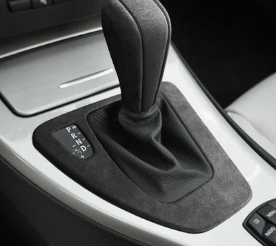 Alcantara Gear Shift Panel Cover Trim Decor Fit For BMW 3 Series E90 E92 E93 New Foto 1 de 4
