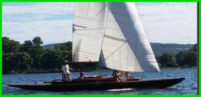1935 Custom 36' Wooden Sailboat - Image 1 of 4