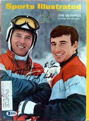 Billy Kidd Jimmy Huega Auto Sports Illustrated Magazine Olympics To Stan Beckett - Image 1 of 2