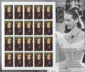 SC# 4350 - 42¢ 2008 - Bette Davis - Mint NH Sheet of 20 - Picture 1 of 1