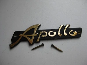 Original Vintage 70s Teisco Apollo Guitar Logo Neck Plate Part for Project - Picture 1 of 6