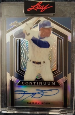 SAMMY SOSA signed auto 2023 LEAF CONTINUUM MC-33 of /62 - Image 1 of 3
