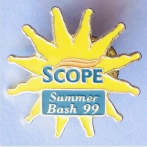 Scope Summer Bash 1999 Advertising Pin Badge Rare Vintage (F6) - Bild 1 von 2