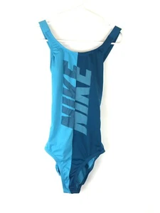 Nike, Girl’s Cross Back Blue One Piece Swimsuit, Size Large - Picture 1 of 3