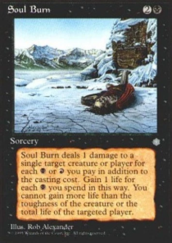 4x Soul Burn ~ Near Mint Ice Age MTG Magic x4 4 UltimateMTG Playset Black Card - Image 1 of 1
