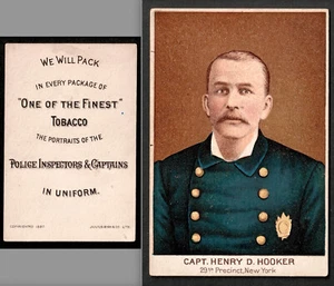 N288 Buchner Tabak 1888 Polizei Inspektoren Kapitäne Feuerwehr Chiefs Nutte SR.pcS - Bild 1 von 3