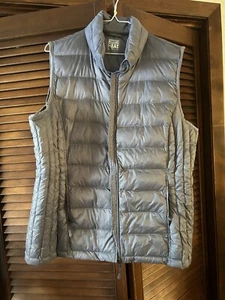 32 Degrees Heat Women’s Lightweight Warm Packable Puffer Vest XL Grey Preowned - Picture 1 of 4