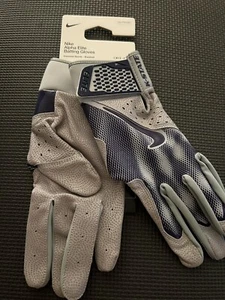 NEW Kansas State Nike Alpha Elite Batting Gloves Dri-Fit Men's 2XL FB4175-053 - Picture 1 of 2