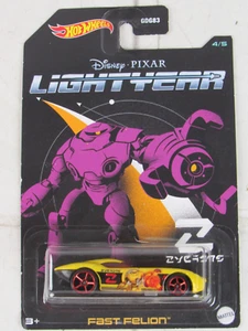 Hot Wheels Disney's Pixar Lightyear Fast Felion Yellow 4/5 - Picture 1 of 5