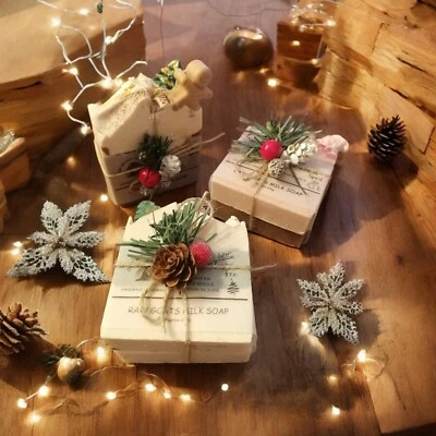 Handmade 100% Raw Goats Milk Soap Gift Set  #ListingsInLights - Image 1 of 2